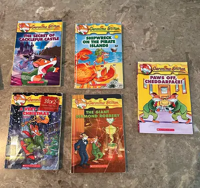 Geronimo Stilton Book Collection - Set of 5 Books