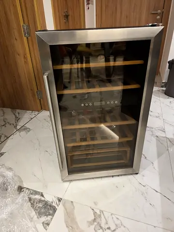 Built-in Stainless Steel Wine Cooler - 36 Bottle Capacity