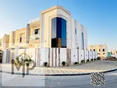 A distinctive villa for sale in Al Zahia - Ajman | Spacious front setback | Next to the mosque | Rea