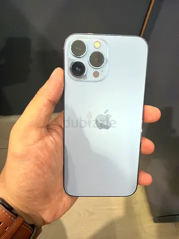 IPhone 13 Pro Max 256 gb- blue colour-Condition: 100% genuine, no scratches, no dents – spotless