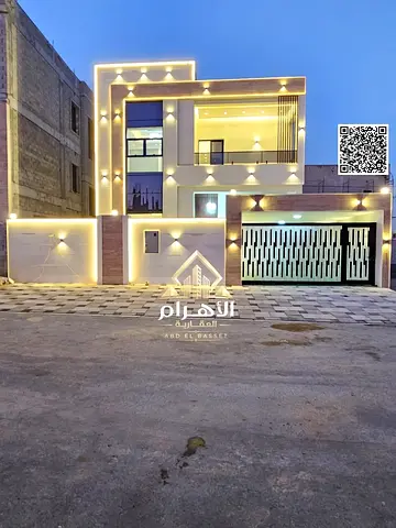 فيلا فاخرة في موقع رائع. تشمل رسوم التسجيل والملكية. خمس غرف نوم مع روف. التشطيب الشخصي