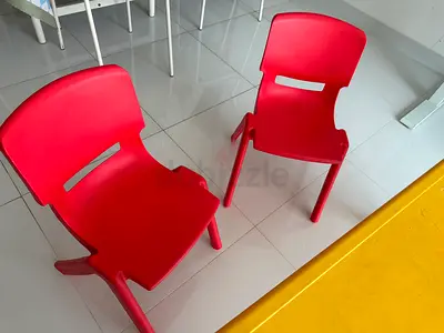 Kids Chairs, Sturdy Children Playroom Seat x2