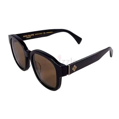 Patek Philippe Black Round Sunglasses