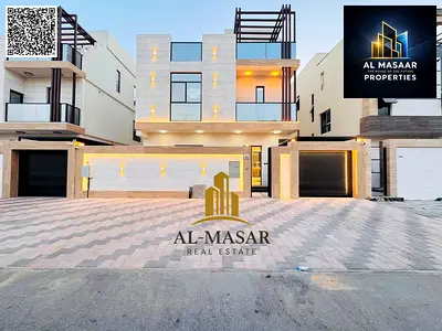 Modern two-story villa with a roof terrace and private pool; price includes electricity, water, and air conditioning. Freehold ownership available for
