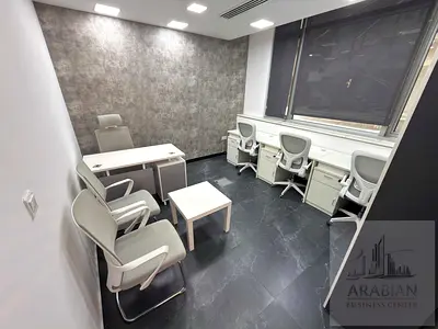 Furnished and Serviced Office Near Sharaf DG Metro | Window View | Ready to Move | 3–4 Persons