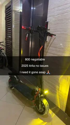 2025 KT4A Electric Scooter - Good Condition, Negotiable
