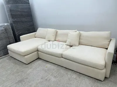 Like new condition crate&barrel lshape sofa
