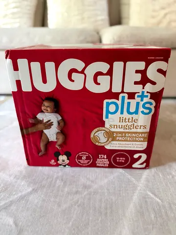 Huggies Little Snugglers Plus Diapers Size 2 174 Count