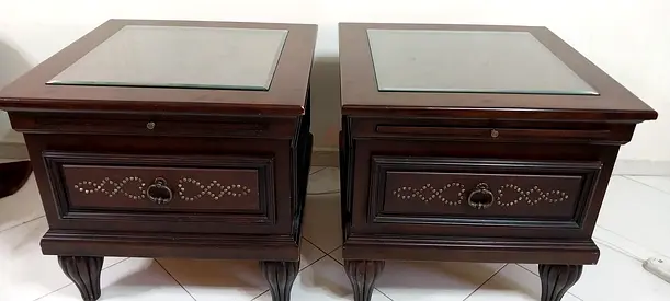 2×Corner table