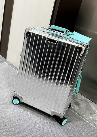 RIMOWA X TIFFANY cabin silver Rolling suitcase