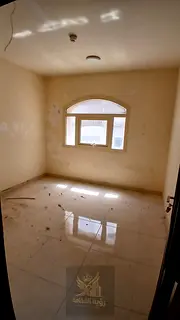 For rent in Al Majaz 3, 2 bedrooms and living room with sea view, no balcony, free parking and gym,