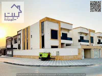 For Sale : Corner villa on two streets in Al Helio 2_Ajman. Price includes registration & transfer fees. Prime location near Sheikh Mohammed Bin Zayed