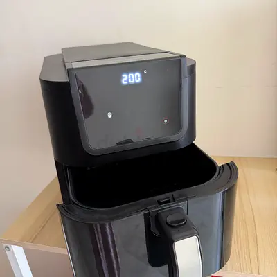 Black Digital Air Fryer - Nutricook Air Fryer Slim, 5L, 1KGs excellent working condition