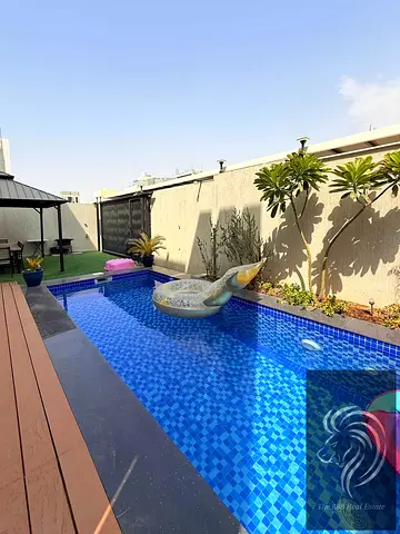 FULLY FURNISHED VILLA WITH POOL FOR RENT IN AL BAHIA AJMAN