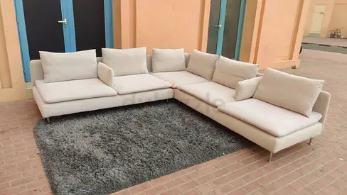 Looking Great Condition IKEA Sodhremn Corner Sofa Beige