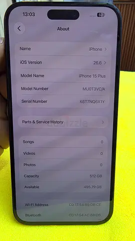 Iphone 15 Plus 512gb