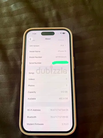 iPhone 15 512GB in good condition ) - Unlocked