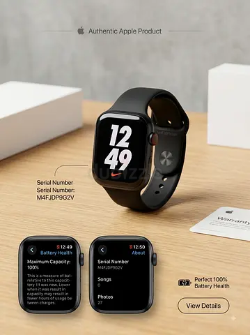 Like New! Apple Watch Series 11 (46mm) Black – 100% Battery Health (Original)