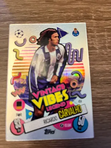 Ricardo Carvalho Topps Vintage Vibes Legend Football Trading Card