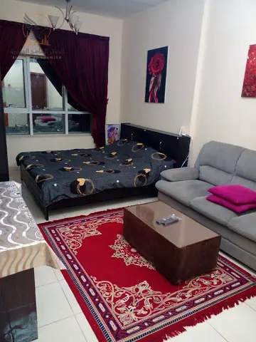 Fully furnished studio with clean and well maintained furniture gym and pool including electricity