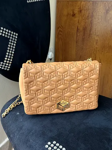 LOUP NOIR MONOGRAM TOFFEE BAG