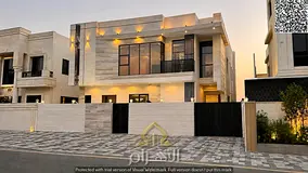With a very private indoor pool | Own a luxury villa in Al Helio 2, Ajman | 5 master bedrooms | A gr
