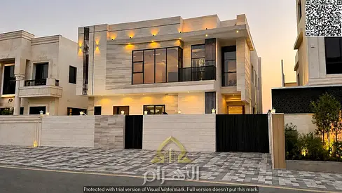 With a very private indoor pool | Own a luxury villa in Al Helio 2, Ajman | 5 master bedrooms | A great deal at a competitive price