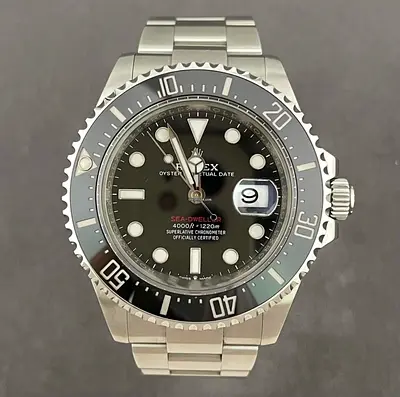Rolex Sea-Dweller Oyster Perpetual Date Stainless Steel Watch