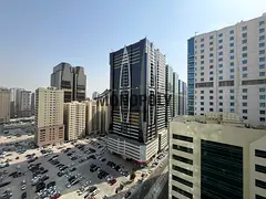 Spacious Glass Wall Apartment in Al Taawun | 30 Days Free | Balcony | Free Pool, Gym & Maintenance