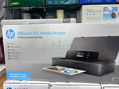 HP OfficeJet 202 Mobile Printer - Compact Wireless All-in-One (Boxed)