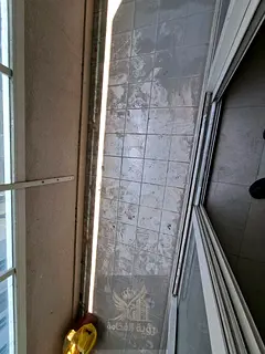 For rent in Al Qasimia Al Nad Sharjah two bedrooms and living room two bathrooms central AC balcony 
