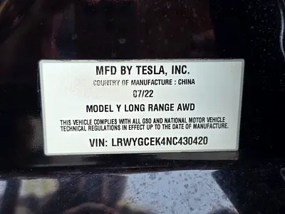 2022 Tesla MODEL Y 缩略图 16