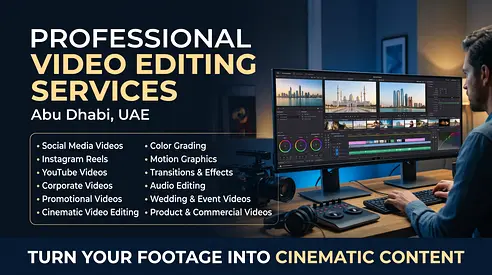Where Raw Footage Meets Capital-Grade Excellence – Video Editing Services in Abu Dhabi