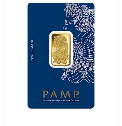 PAMP Suisse 10 gram Gold Bar - Sealed Assay Card
