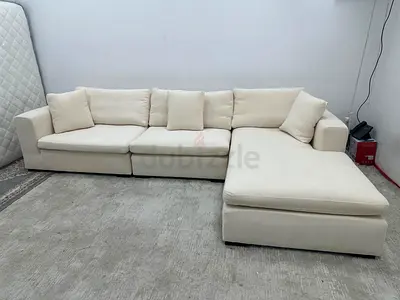 Looks like new condition marina home lshape sofa