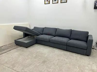 As perfect condition Ikea vimle lshape sofabed under storage
