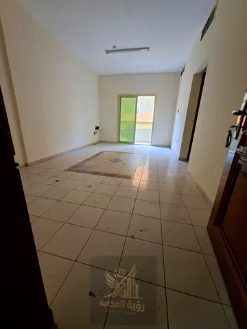One-bedroom apartment for annual rent in Al Qasimia, Sharjah, featuring one bathroom, central AC, b