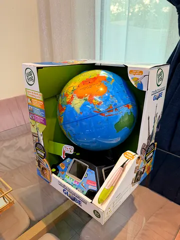 Interactive electronic world globe for kids - like new