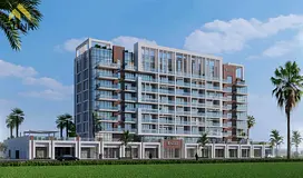 Furnished Studio | Azizi Riviera 55 | Pool & City Views