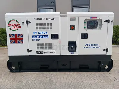 50 kVA Diesel Generator ATS Genset - Fully Automatic, Soundproof Canopy