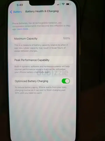 iPhone with 100% Battery Health - Unlocked / Good Condition used only 3 days
