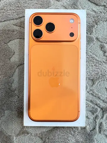 Used iPhone 17 Pro Max 256GB (Good Like New) - Orange, TDRA eSIM, Warranty until Jan 27 2027