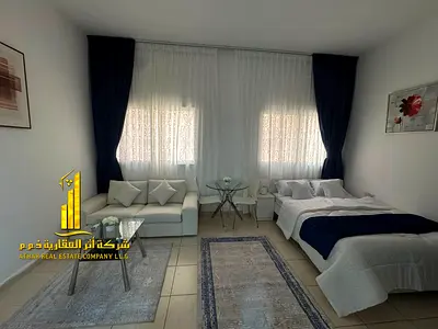 فرصة ذهبية أفخم استوديو مفروش بالكامل للإيجار الشهري في ابراج الجرف كومبليكس بجوار جامعة عجمان  – عجمان ✨