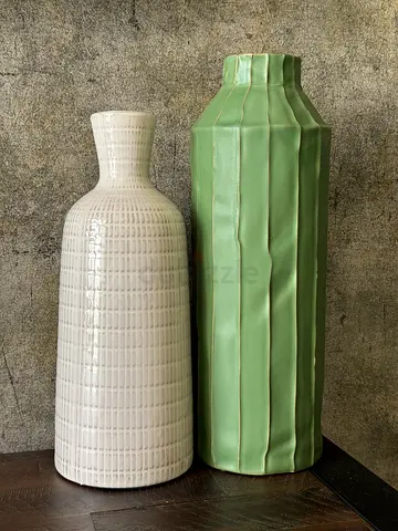 Aesthetic Tall Green Vase Sharjah
