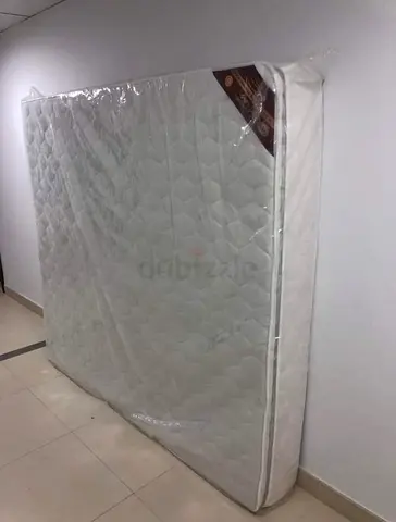King size mattress 180x200cm with top foam.  All times delivery available
