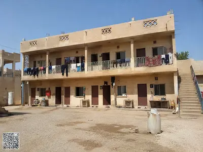 Arabic house for annual rent in Al Rashidiya 3, Ajman, featuring 6 spacious rooms with generous living spaces.