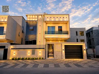 فيلا جاهزة للسكن بأعلى معايير الجودة شامل المياه والكهرباء وقريبة من الطرق الرئيسية