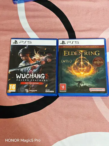 Elden Ring (Shadow of the Erdtree) + Wuchang Fallen Feathers — PS5 Games (Used)