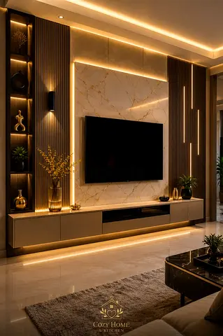Elegant TV unit style