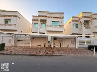 فيلا للايجار الياسمين خمس غرف ماستر مجلس وصالتين غرفة خدامه 120 الف